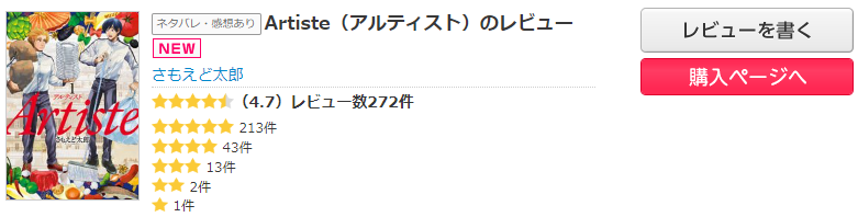 コミックシーモアのレビュー一覧