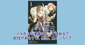 ノラガミの漫画はどこで読める？配信やあらすじ、感想、見どころ！？